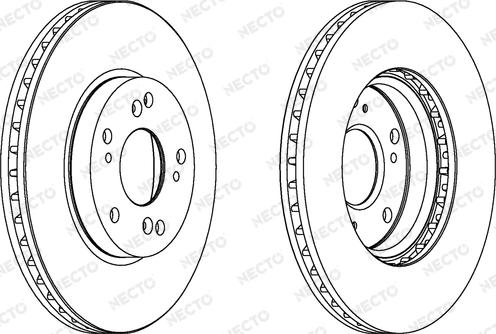 Necto WN1486 - Bremžu diski www.autospares.lv