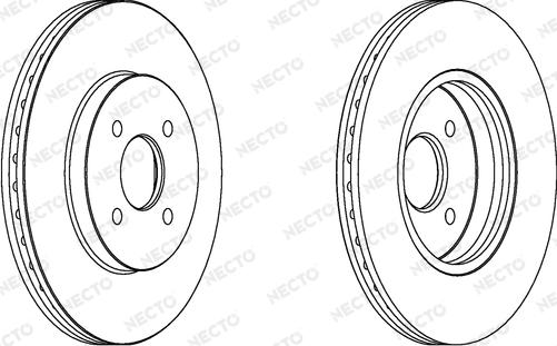 Necto WN1481 - Bremžu diski www.autospares.lv