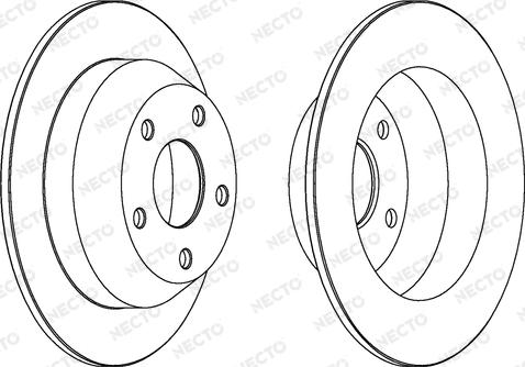 Necto WN1482 - Bremžu diski www.autospares.lv