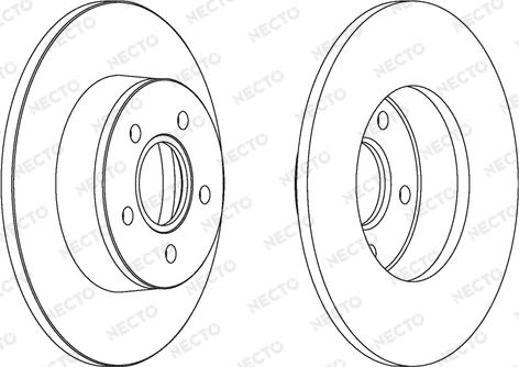 Necto WN1426 - Bremžu diski www.autospares.lv