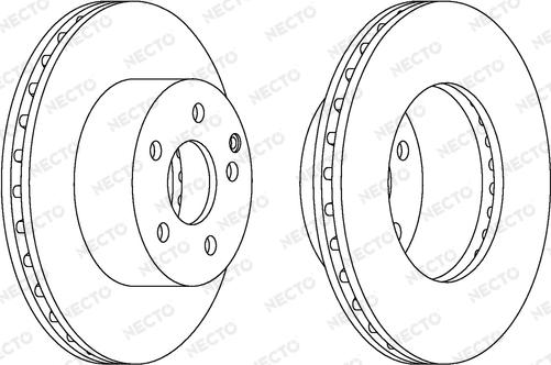 Necto WN1546 - Bremžu diski autospares.lv