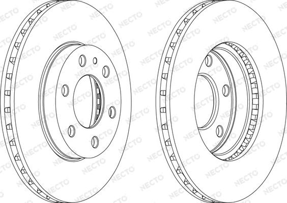 Necto WN1541 - Bremžu diski autospares.lv