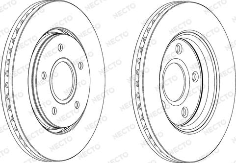 Necto WN1559 - Bremžu diski www.autospares.lv