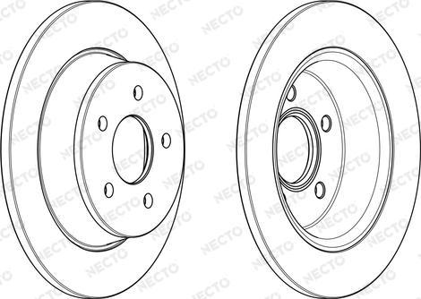 Necto WN1554 - Bremžu diski autospares.lv