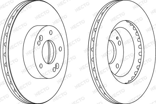 Necto WN1519 - Bremžu diski www.autospares.lv