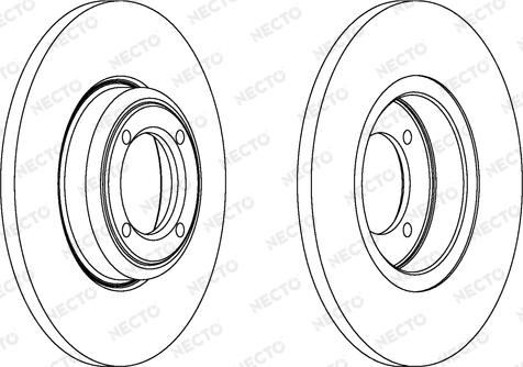 Necto WN151 - Bremžu diski www.autospares.lv