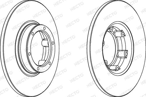 Necto WN158 - Brake Disc www.autospares.lv