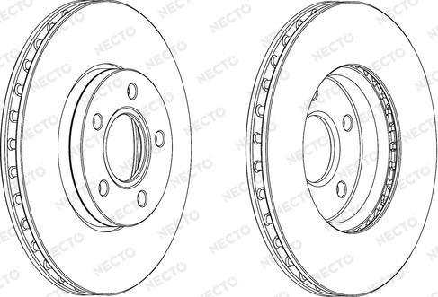 Necto WN1539 - Bremžu diski autospares.lv