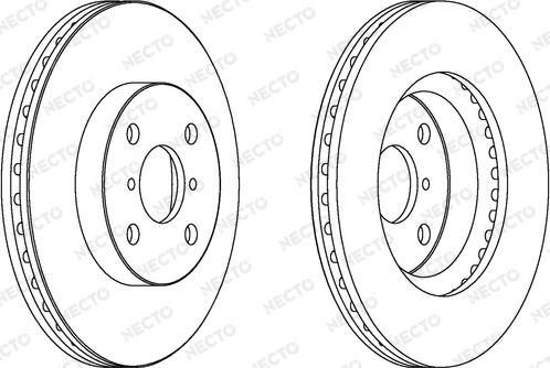 Necto WN1531 - Bremžu diski www.autospares.lv