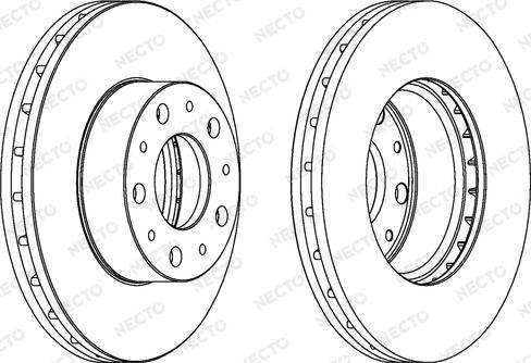 Necto WN1537 - Bremžu diski autospares.lv