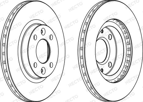 Necto WN1524 - Bremžu diski www.autospares.lv