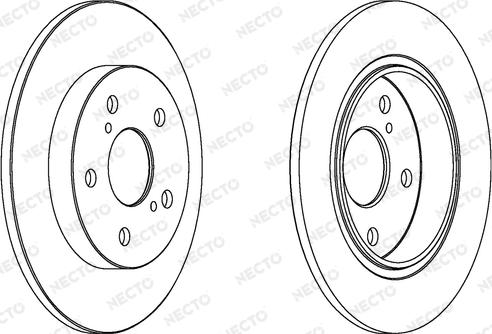 Necto WN1525 - Bremžu diski www.autospares.lv