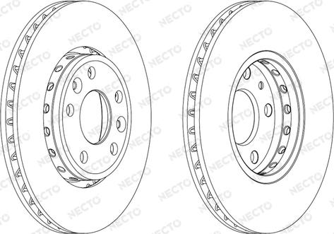 Necto WN1522 - Bremžu diski www.autospares.lv