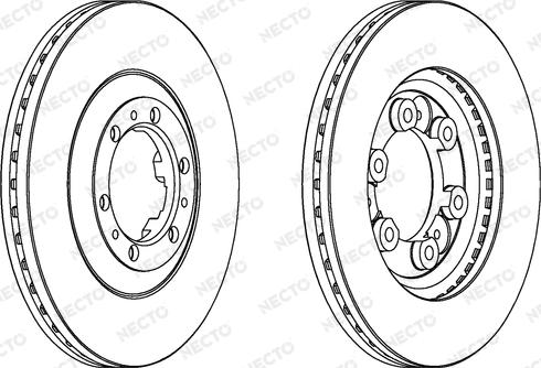 Necto WN1042 - Bremžu diski www.autospares.lv