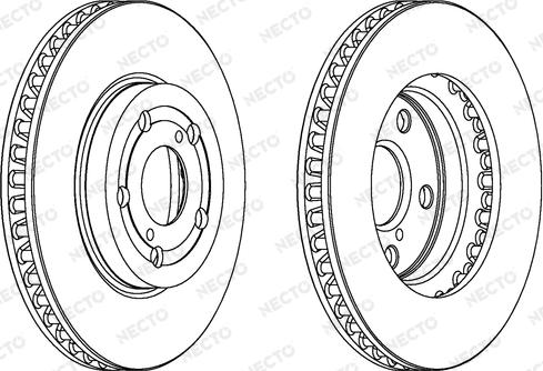 Necto WN1052 - Тормозной диск www.autospares.lv