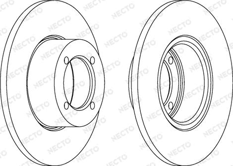 Necto WN105 - Brake Disc www.autospares.lv