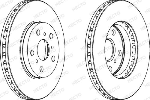 Necto WN1003 - Bremžu diski www.autospares.lv