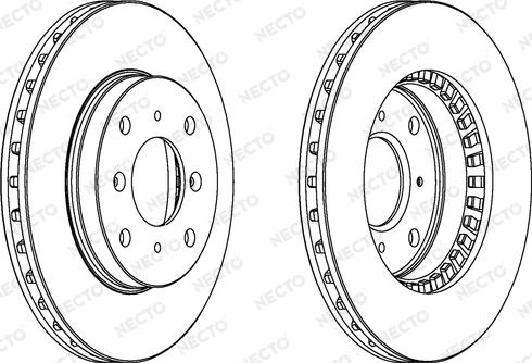 Necto WN1018 - Bremžu diski www.autospares.lv