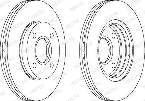 Necto WN1086 - Bremžu diski www.autospares.lv