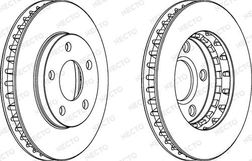 Necto WN1080 - Тормозной диск www.autospares.lv