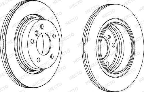 Necto WN1087 - Тормозной диск www.autospares.lv