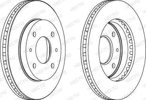 Necto WN1031 - Тормозной диск www.autospares.lv