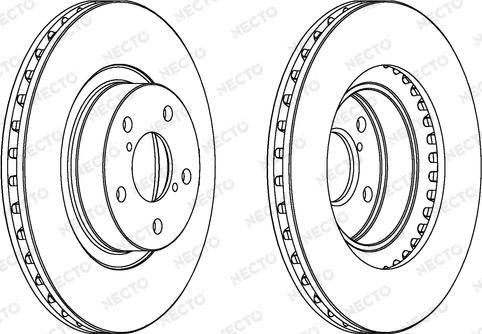 Necto WN1038 - Bremžu diski autospares.lv