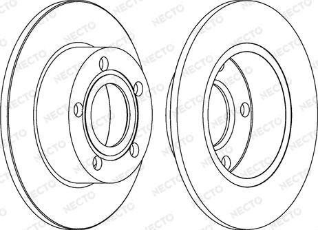 Necto WN1190 - Bremžu diski www.autospares.lv