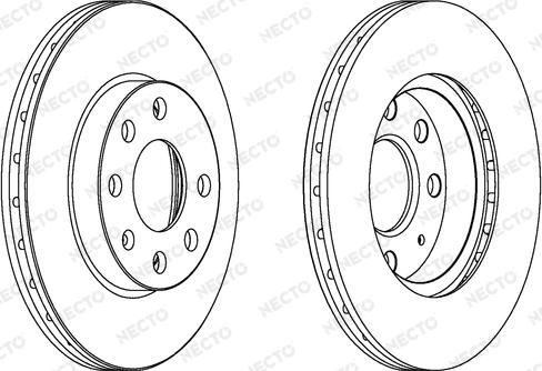 Necto WN1149 - Bremžu diski autospares.lv