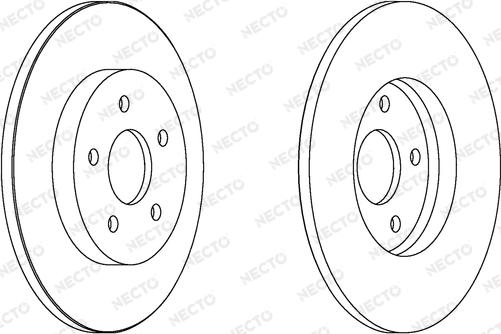 Necto WN1145 - Bremžu diski autospares.lv