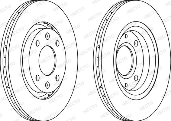 Necto WN1167 - Тормозной диск www.autospares.lv