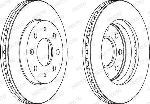 Necto WN1180 - Bremžu diski www.autospares.lv