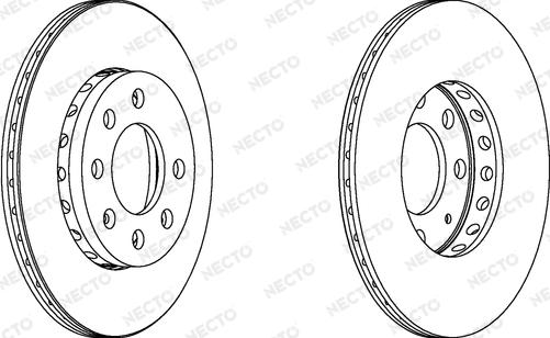 Necto WN1187 - Bremžu diski autospares.lv