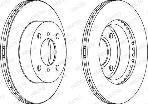 Necto WN1127 - Bremžu diski www.autospares.lv