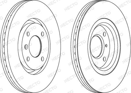 Necto WN1171 - Тормозной диск www.autospares.lv