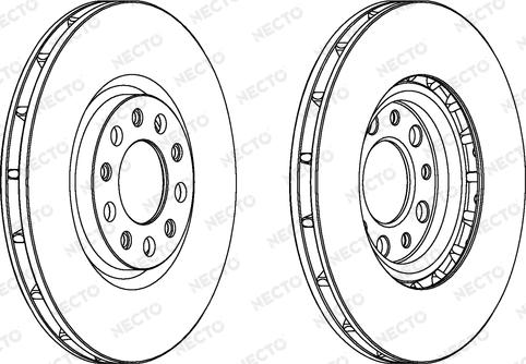 Necto WN1399 - Bremžu diski www.autospares.lv