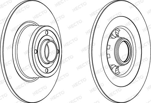 Necto WN1393 - Bremžu diski autospares.lv