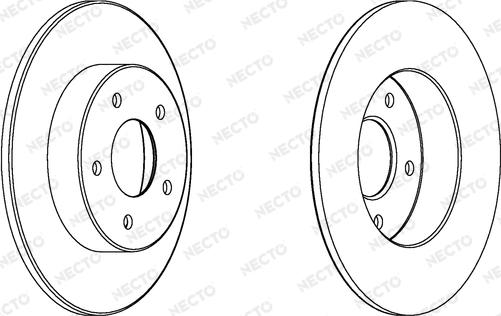 Necto WN1347 - Bremžu diski www.autospares.lv