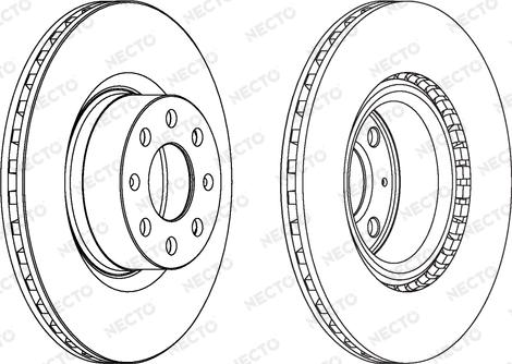 Necto WN1308 - Bremžu diski autospares.lv