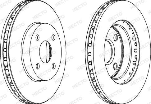 Necto WN1316 - Brake Disc www.autospares.lv