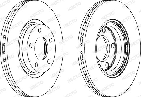 Necto WN1318 - Bremžu diski www.autospares.lv