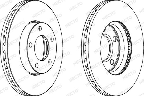 Necto WN1317 - Brake Disc www.autospares.lv