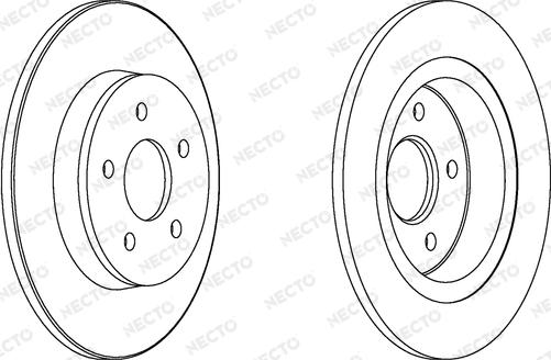 Necto WN1324 - Bremžu diski autospares.lv