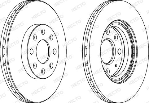 Necto WN1326 - Bremžu diski www.autospares.lv