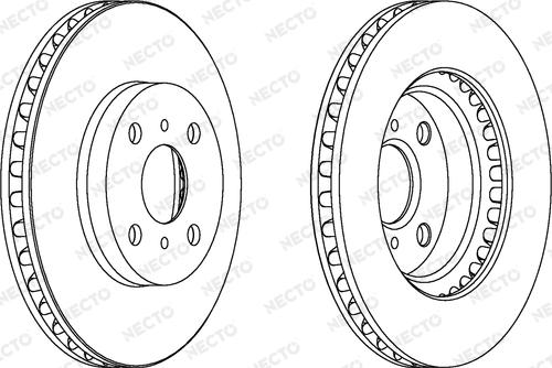 Necto WN1320 - Brake Disc www.autospares.lv