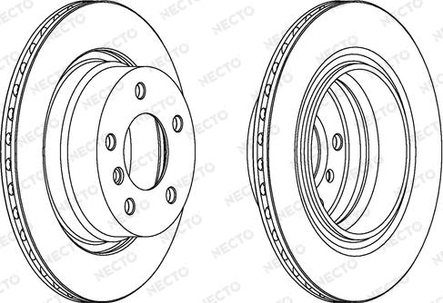 Necto WN1296 - Тормозной диск www.autospares.lv