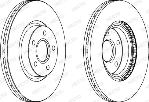 Necto WN1249 - Bremžu diski autospares.lv