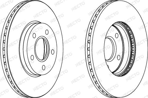 Necto WN1240 - Brake Disc www.autospares.lv