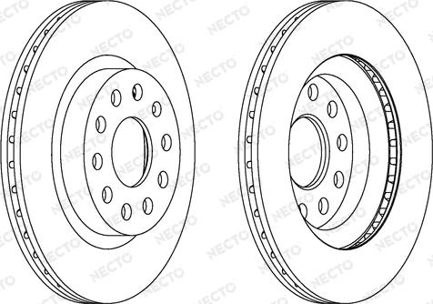 Necto WN1241 - Тормозной диск www.autospares.lv