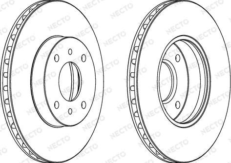 Necto WN1205 - Bremžu diski www.autospares.lv